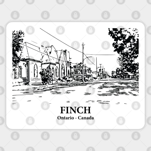 Finch - Ontario Magnet by Lakeric